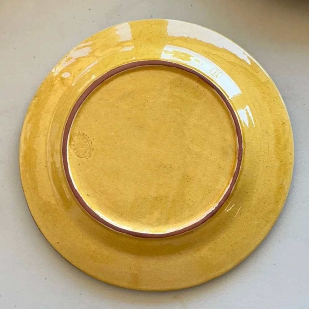 Terre Provence Hand-Painted 9” Salad Plate - Picture 2 of 2